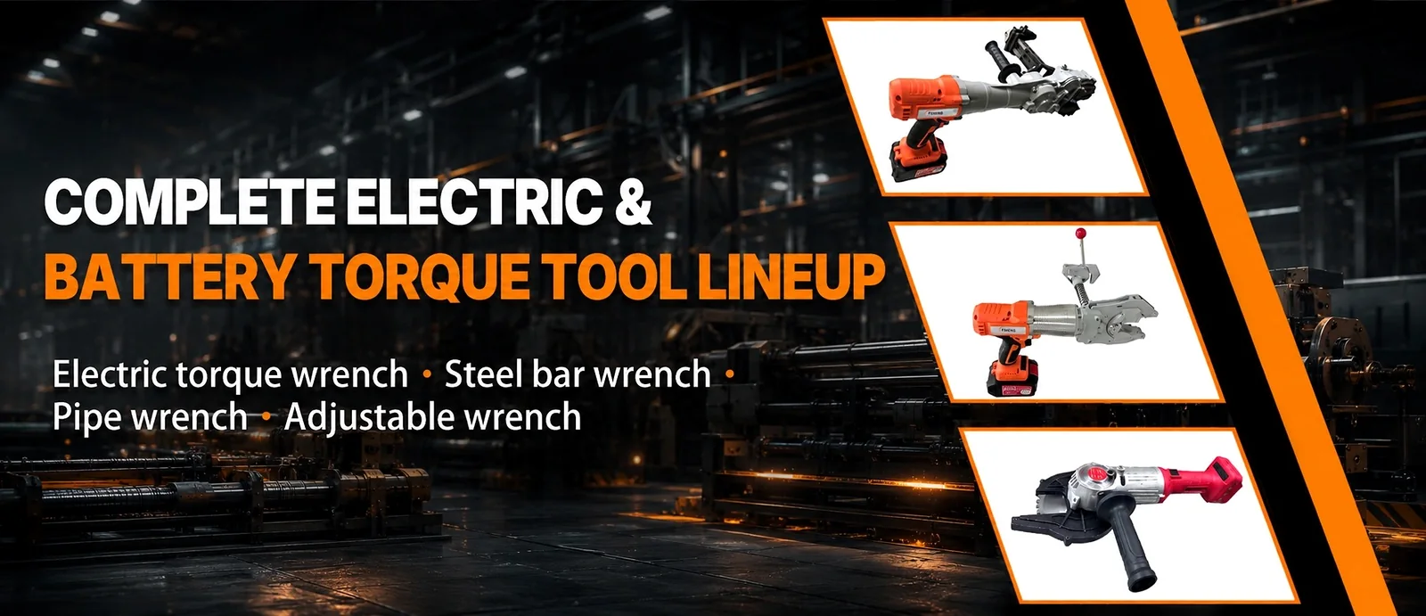 SDX electric and battery torque tool lineup