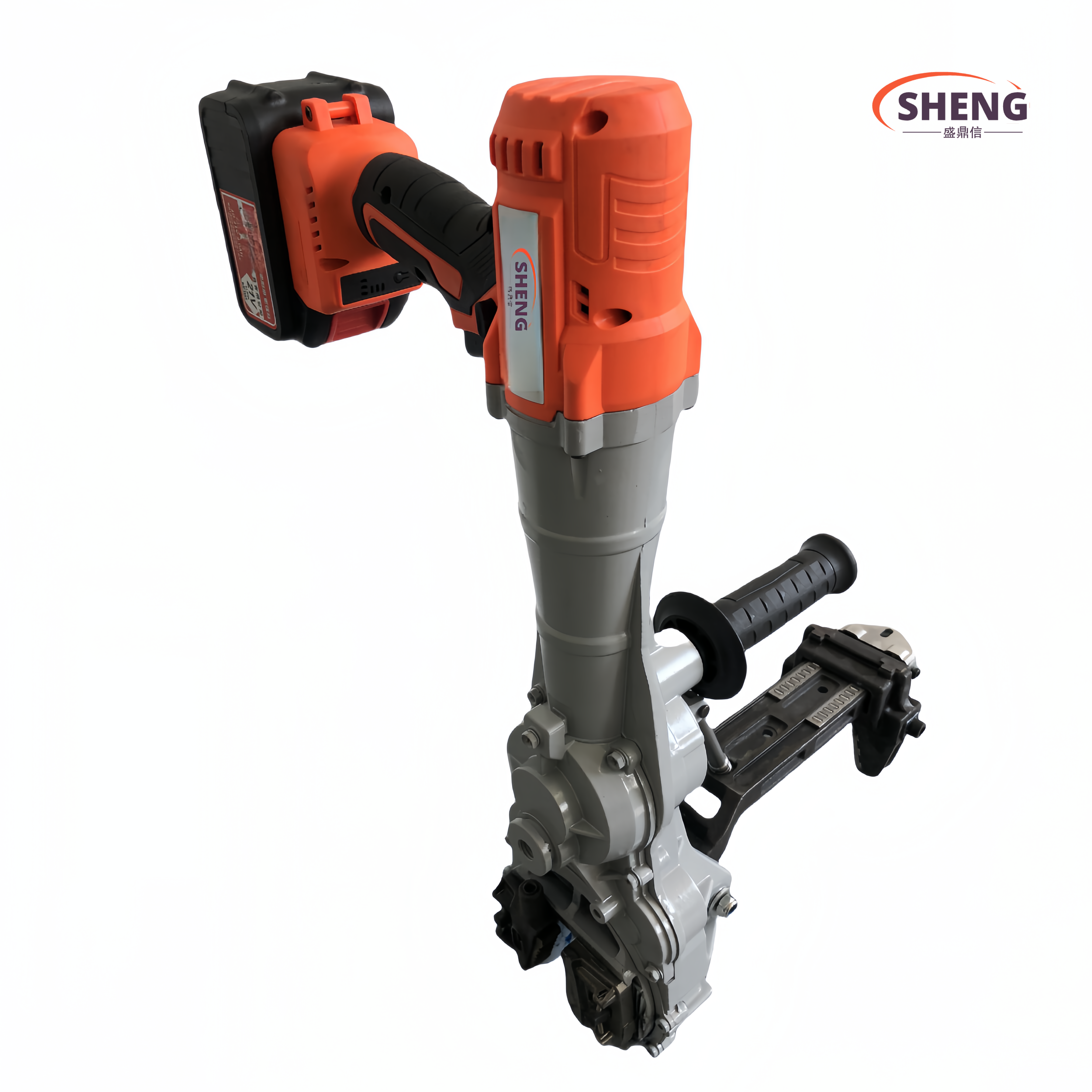 SDX-400RLB Electric Rebar Coupler Wrench with battery power fitted